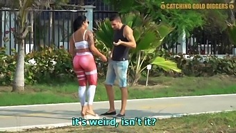 Venezuelan Beauty With A Bubble Butt Gets Naughty In The Gym