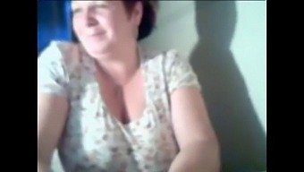 Eager Granny Flaunts Her Assets On Webcam