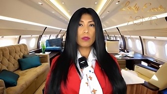 Steamy Asmr-Erotic Encounter With A Busty Flight Attendant