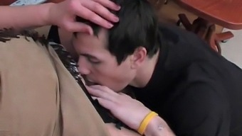 Mature Mom'S Skirt Provokes Stepson'S Arousal