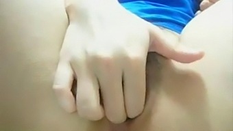 Real Korean Teen Masturbates With Cucumber