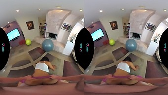 Jenna Foxx Experiences Intense Sexual Encounter While Wearing Yoga Pants In Vrhush