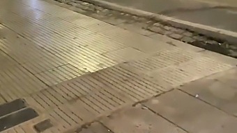 A Young Woman Experiences Her First Encounter With A Customer While Working As A Prostitute In A Public Location