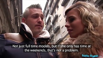 Wife'S Outdoor Affair With A Stranger While Her Husband Watches