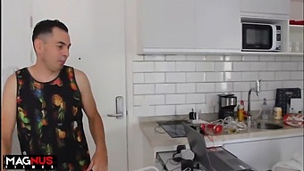 A Latina Woman Engaging In Sexual Activity With Her Partner