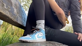 Amateur Teen (18+) With A Big Ass Enjoys Outdoor Public Sex In Pov