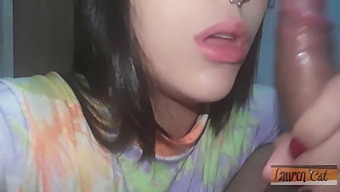 Brazilian Babe Gets Her Mouth Covered In Cum
