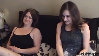 Step Sister And Mom Get Dominated By Step Son In Bdsm Video
