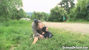 Milf And Young Couple Engage In Taboo Threesome With Older Man