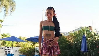 A Petite Asian Princess Encounters A Monstrous Attacker In A Chilling Encounter