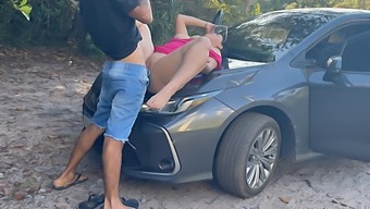 A Couple'S Public Sex Session With A Big Cock And Big Natural Tits