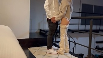 Quick Sexual Encounter With My Neighbor'S Wife Followed By Foot Fetish Sex