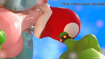 Princess Rosalina Futa Gets A Hot Blowjob In This Hentai Video.