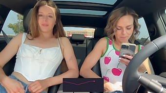 Nadia Foxx And Serenity Cox’s Wild Public Vibrator Adventure Ends In A Happy Ending
